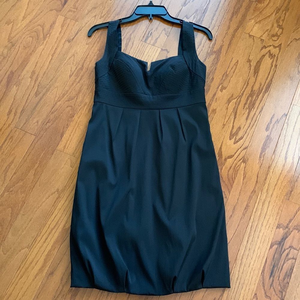 White House/Black Market size 4 black dress with built in bra